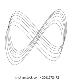 Vector illustration  black and white line stripes.