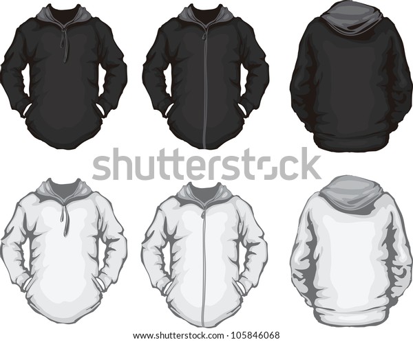 white mens hoodie