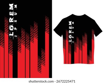 Ilustración vectorial de un diseño de camiseta en blanco y negro