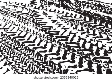 vector illustration of black and white texture