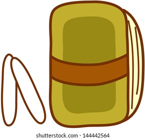 Vector illustration of a blackboard eraser