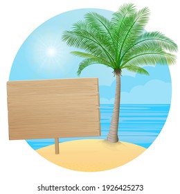 Vector illustration - Blackboard, wood table. Banner, site, poster template with place for your text.