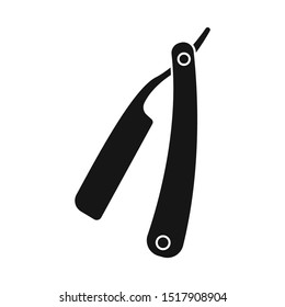 Vector illustration of blade and shaver icon. Graphic of blade and shave vector icon for stock.
