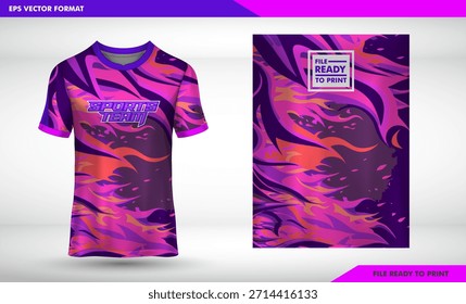 Vektorgrafik einer T-Shirt-Schablone aus unbeschriebener Baumwolle für das Design von Bekleidungsdrucken und Modebekleidung
