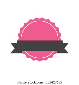 Vector illustration : Blank frame and label