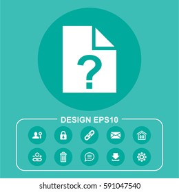 Vector Illustration Blank Icon