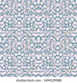 Vector illustration of blended rectangles and dots. Seamless repeat pattern for gift wrap, textile, fabric, scrapbooking and fashion.