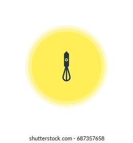 Vector Illustration Of Blender Icon. Beautiful Restaurant Element Also Can Be Used As Handmixer Element.