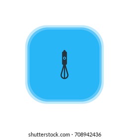 Vector Illustration Of Blender Icon. Beautiful Restaurant Element Also Can Be Used As Handmixer Element.