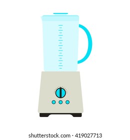 Vector illustration of blender icon. Isolated on white background.