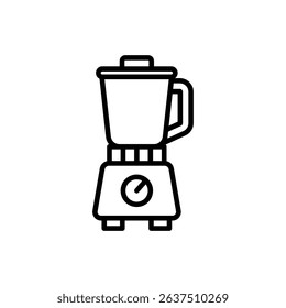 Vector illustration of an Blender isolated on a white background