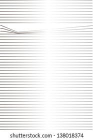 Vector illustration of a blind