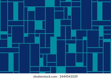 Vector illustration of block and stripe pattern for wallpaper.