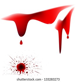 Vector Illustration of blood