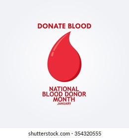 Vector Illustration of Blood Donation. Save Life and Be a Hero