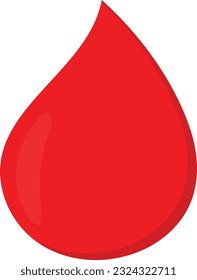 Ilustración vectorial de la caída de sangre.