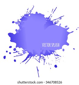 vector illustration. Blot on a white background