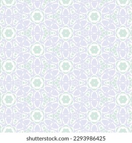 Ilustración vectorial de Blue Abstract Mandala o Ikat Texture Patrón sin inconvenientes para fondo de papel tapiz.
