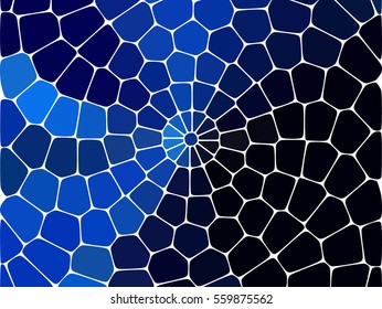  vector illustration - blue abstract mosaic stone background