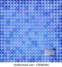 vector illustration. blue background of 3d circles. EPS 10
