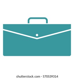 Vector Illustration of Blue Briefcase Icon
