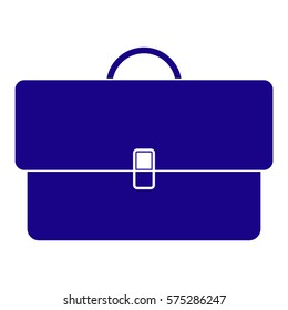 Vector Illustration of Blue Briefcase Icon

