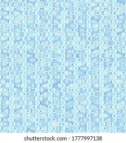 vector illustration blue color background lines fish