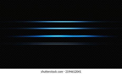 Vector Illustration Blue Color Light Effect Stock Vector (Royalty Free ...