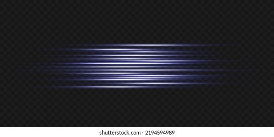 Vector illustration in blue color. Set of light effects. Glare and flash. Bright beams of light. Glowing lines. Vector illustration.Dust. Christmas Flash.