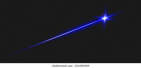 Vector illustration in blue color. Set of light effects. Glare and flash. Bright beams of light. Glowing lines. Vector illustration.Dust. Christmas Flash.