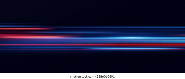 Vector illustration of a blue color. Set of  light effects. Flashes and glares. Bright rays of light. Glowing lines. Vector illustration. Christmas flash.