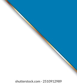 Ilustración vectorial de Anuncio de cinta de esquina azul