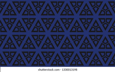 Vector illustration blue geometric abstract background