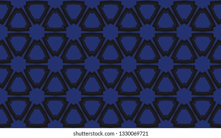 Vector illustration blue geometric abstract background