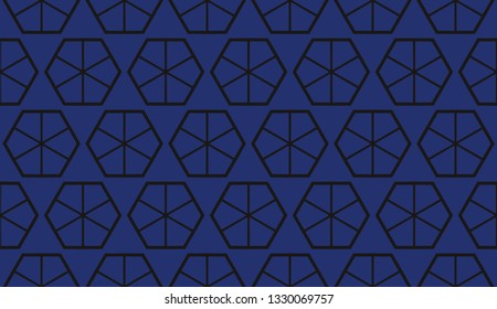 Vector illustration blue geometric abstract background