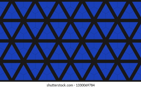 Vector illustration blue geometric abstract background