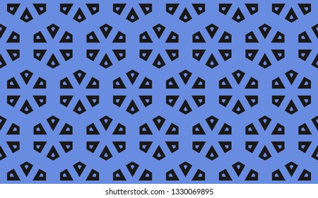 Vector illustration blue geometric abstract background