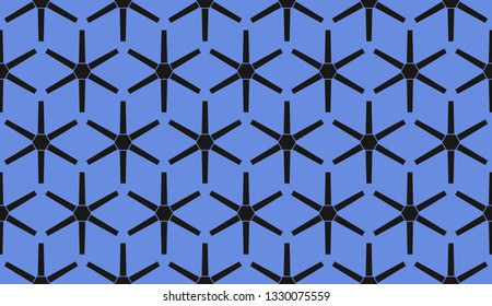 Vector illustration blue geometric abstract background