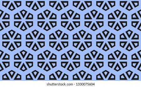 Vector illustration blue geometric abstract background