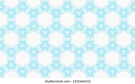 Vector illustration blue geometric abstract background