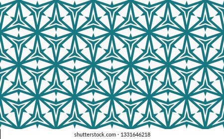 Vector illustration blue geometric abstract background