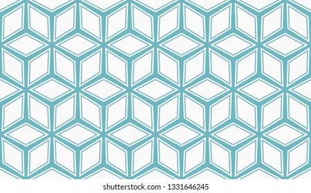 Vector illustration blue geometric abstract background
