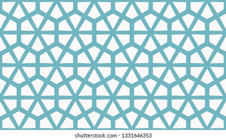 Vector illustration blue geometric abstract background