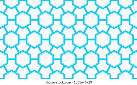 Vector illustration blue geometric abstract background