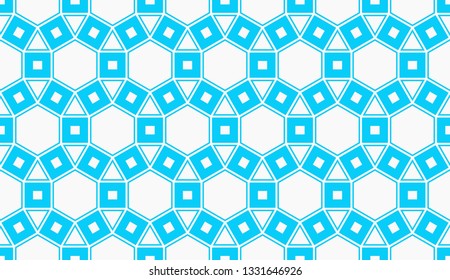 Vector illustration blue geometric abstract background