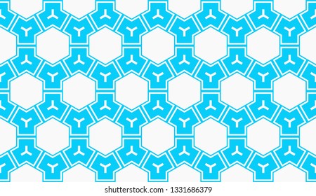 Vector illustration blue geometric abstract background