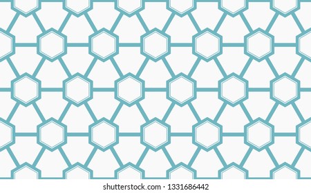 Vector illustration blue geometric abstract background
