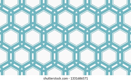 Vector illustration blue geometric abstract background