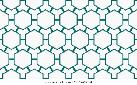 Vector illustration blue geometric abstract background