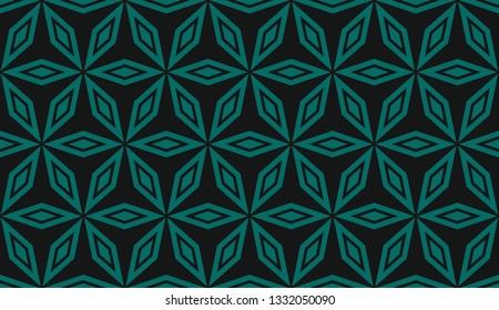 Vector illustration blue geometric abstract background